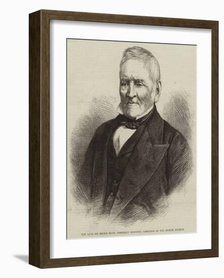 The Late Sir Henry Ellis, Formerly Principal Librarian of the British Museum-null-Framed Giclee Print