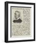 The Late Sir J Pope Hennessy-null-Framed Giclee Print