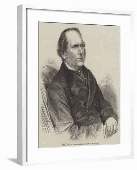 The Late Sir James Brooke, Rajah of Sarawak-null-Framed Giclee Print