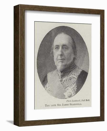 The Late Sir James Stansfeld-null-Framed Giclee Print