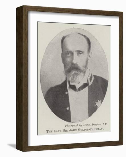 The Late Sir John Goldie-Taubman-null-Framed Giclee Print