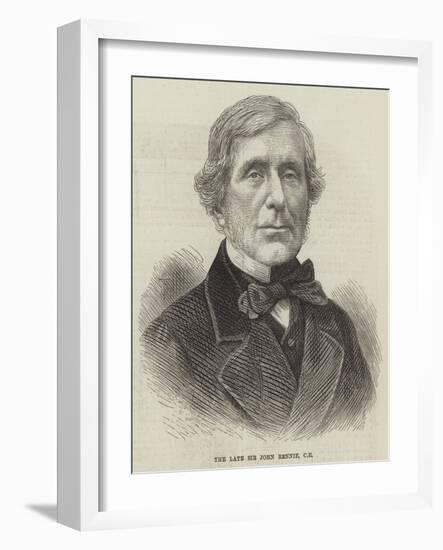 The Late Sir John Rennie-null-Framed Giclee Print