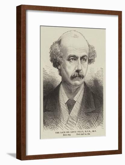 The Late Sir Lewis Pelly, Kcb, Mp-null-Framed Giclee Print