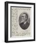 The Late Sir Malcolm Fraser-null-Framed Giclee Print