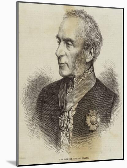 The Late Sir Richard Mayne-null-Mounted Giclee Print