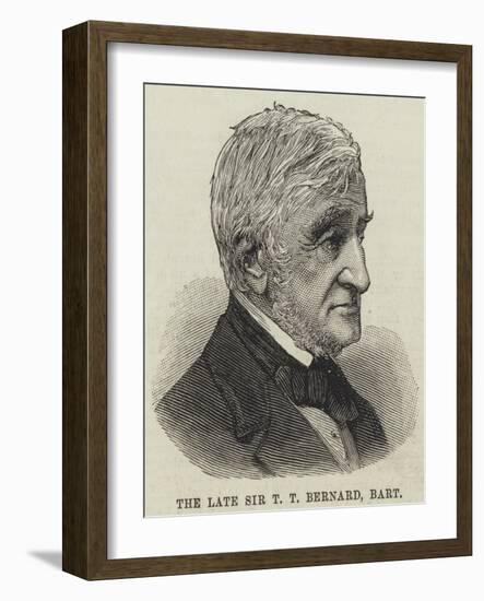 The Late Sir T T Bernard, Baronet-null-Framed Giclee Print