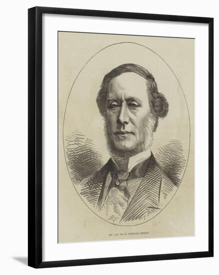 The Late Sir W Sterndale Bennett-null-Framed Giclee Print