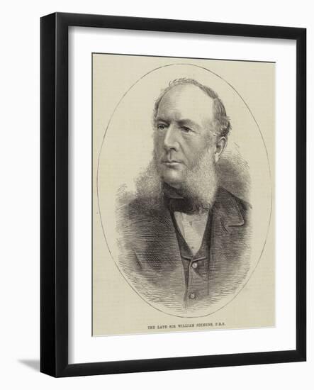 The Late Sir William Siemens-null-Framed Giclee Print