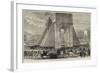 The Late Sorties from Paris, the Arc De Triomphe, Champs Elysees-null-Framed Giclee Print