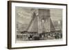 The Late Sorties from Paris, the Arc De Triomphe, Champs Elysees-null-Framed Giclee Print