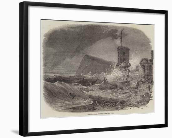 The Late Storm at Dover-null-Framed Giclee Print