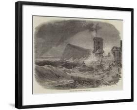 The Late Storm at Dover-null-Framed Giclee Print