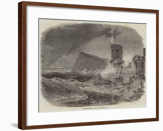 The Late Storm at Dover-null-Framed Giclee Print