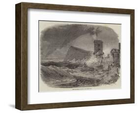 The Late Storm at Dover-null-Framed Giclee Print