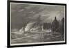 The Late Storms, Heavy Sea at Hastings-null-Framed Giclee Print