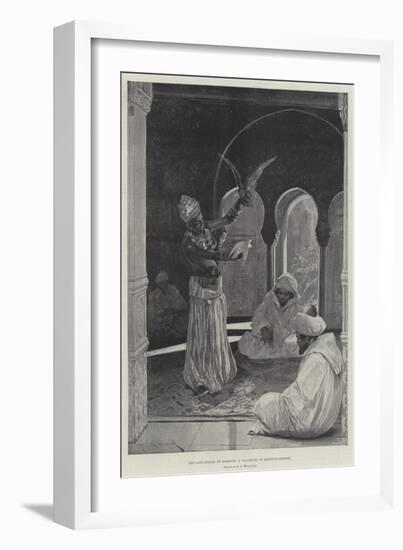 The Late Sultan of Morocco, a Plaything of Muley-El-Hassan-Richard Caton Woodville II-Framed Giclee Print