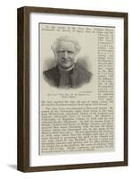 The Late Very Reverend W R Fremantle, Dean of Ripon-null-Framed Giclee Print