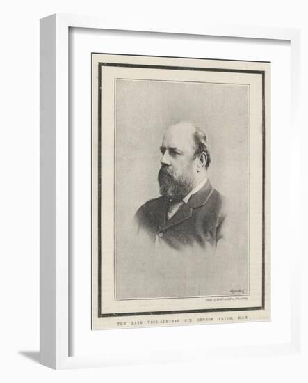 The Late Vice-Admiral Sir George Tryon-null-Framed Giclee Print