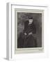 The Late Vicomte Ferdinand De Lesseps in His Garden at La Chesnaye-null-Framed Giclee Print