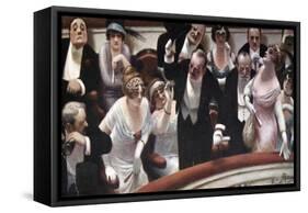 The Latecomers at the Opera-Albert Guillaume-Framed Stretched Canvas