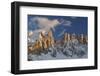 The Latemar Spiers at Sunset from Carezza Lake, Trentino Alto-Adige, Italy-ClickAlps-Framed Photographic Print