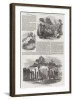 The Latest Excavations at Pompeii-null-Framed Giclee Print