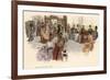 The Latest Fashions on Display at Gerson's Department Store, Berlin-null-Framed Premium Giclee Print