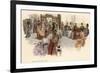 The Latest Fashions on Display at Gerson's Department Store, Berlin-null-Framed Premium Giclee Print