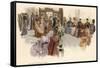 The Latest Fashions on Display at Gerson's Department Store, Berlin-null-Framed Stretched Canvas
