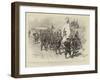 The Latest Levies for the Chinese Army, an Infantry Regiment on the March-Charles Edwin Fripp-Framed Giclee Print