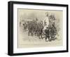 The Latest Levies for the Chinese Army, an Infantry Regiment on the March-Charles Edwin Fripp-Framed Giclee Print