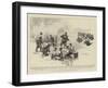 The Latest Levies for the Chinese Army, Artillery Recruits Practising-Charles Edwin Fripp-Framed Giclee Print