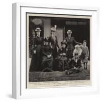 The Latest Portrait of the Queen, a Royal Group from Balmoral-null-Framed Giclee Print