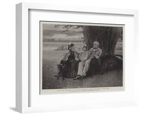 The Latest Portraits of Mr and Mrs Gladstone and their Grand-Daughter, Dorothy Drew-null-Framed Giclee Print