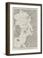 The Latest Stages of Arctic Exploration-null-Framed Giclee Print