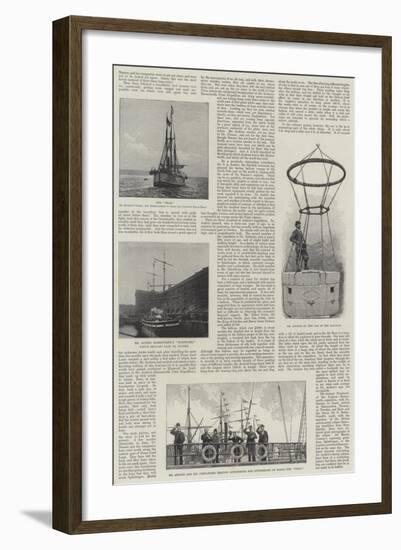 The Latest Stages of Arctic Exploration-null-Framed Giclee Print