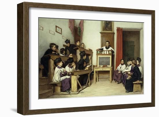 The Latin Class, 1869-Ludwig Passini-Framed Giclee Print