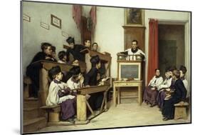 The Latin Class, 1869-Ludwig Passini-Mounted Giclee Print