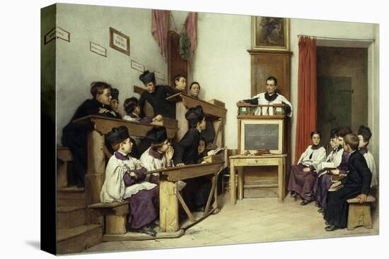 The Latin Class, 1869-Ludwig Passini-Stretched Canvas