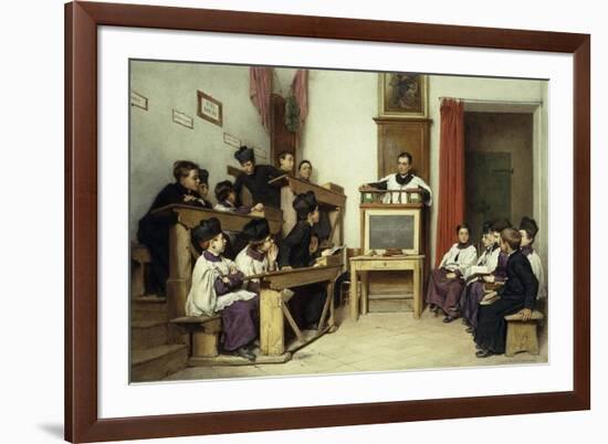 The Latin Class-Ludwig Passini-Framed Giclee Print