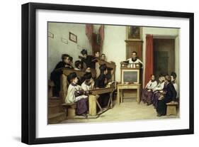 The Latin Class-Ludwig Passini-Framed Premium Giclee Print