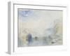 The Lauerzersee with Schwyz and the Mythen, early 1840's-JMW Turner-Framed Premium Giclee Print
