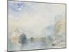 The Lauerzersee with Schwyz and the Mythen, early 1840's-JMW Turner-Mounted Premium Giclee Print