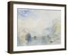 The Lauerzersee with Schwyz and the Mythen, early 1840's-JMW Turner-Framed Giclee Print