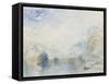 The Lauerzersee with Schwyz and the Mythen, early 1840's-JMW Turner-Framed Stretched Canvas