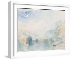 The Lauerzersee with Schwyz and the Mythen-J M W Turner-Framed Giclee Print