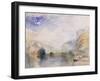 The Lauerzersee with Schwyz and the Mythen-J. M. W. Turner-Framed Giclee Print