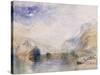 The Lauerzersee with Schwyz and the Mythen-J. M. W. Turner-Stretched Canvas