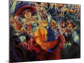 The Laugh-Umberto Boccioni-Mounted Giclee Print