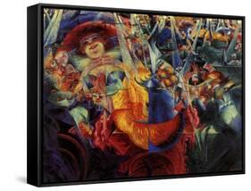 The Laugh-Umberto Boccioni-Framed Stretched Canvas